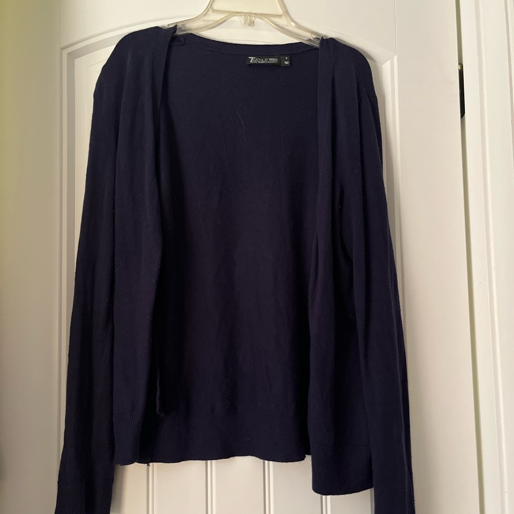 New York & Company Jeweled Button Down Cardigan